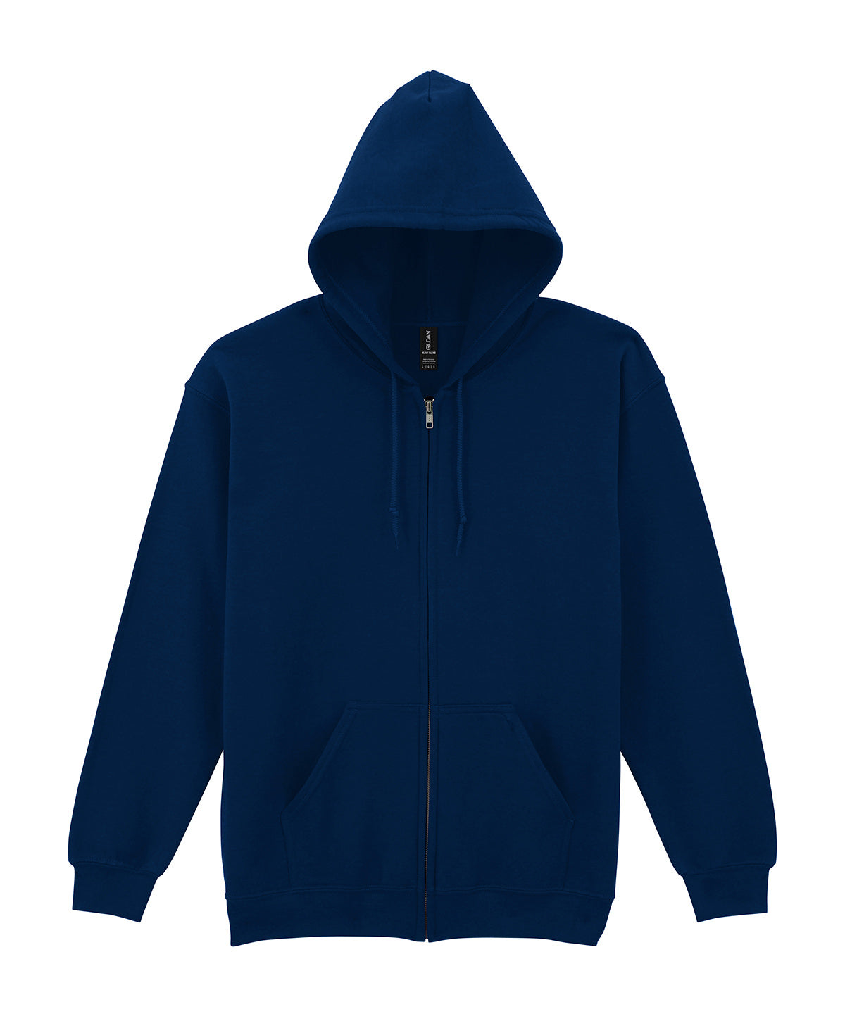 Heavy Blend™ Full-Zip Hooded Sweatshirt in Navy, front view