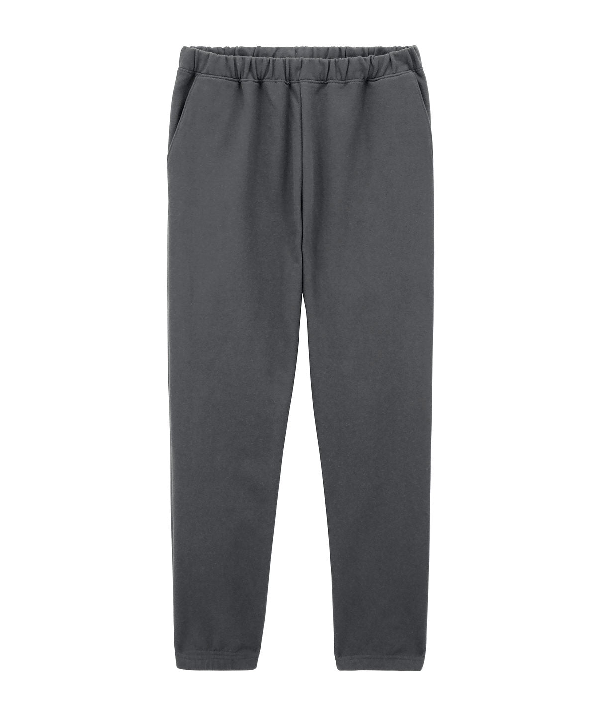 Softstyle™ Midweight Adult Pocket Sweatpants in Charcoal, front view
