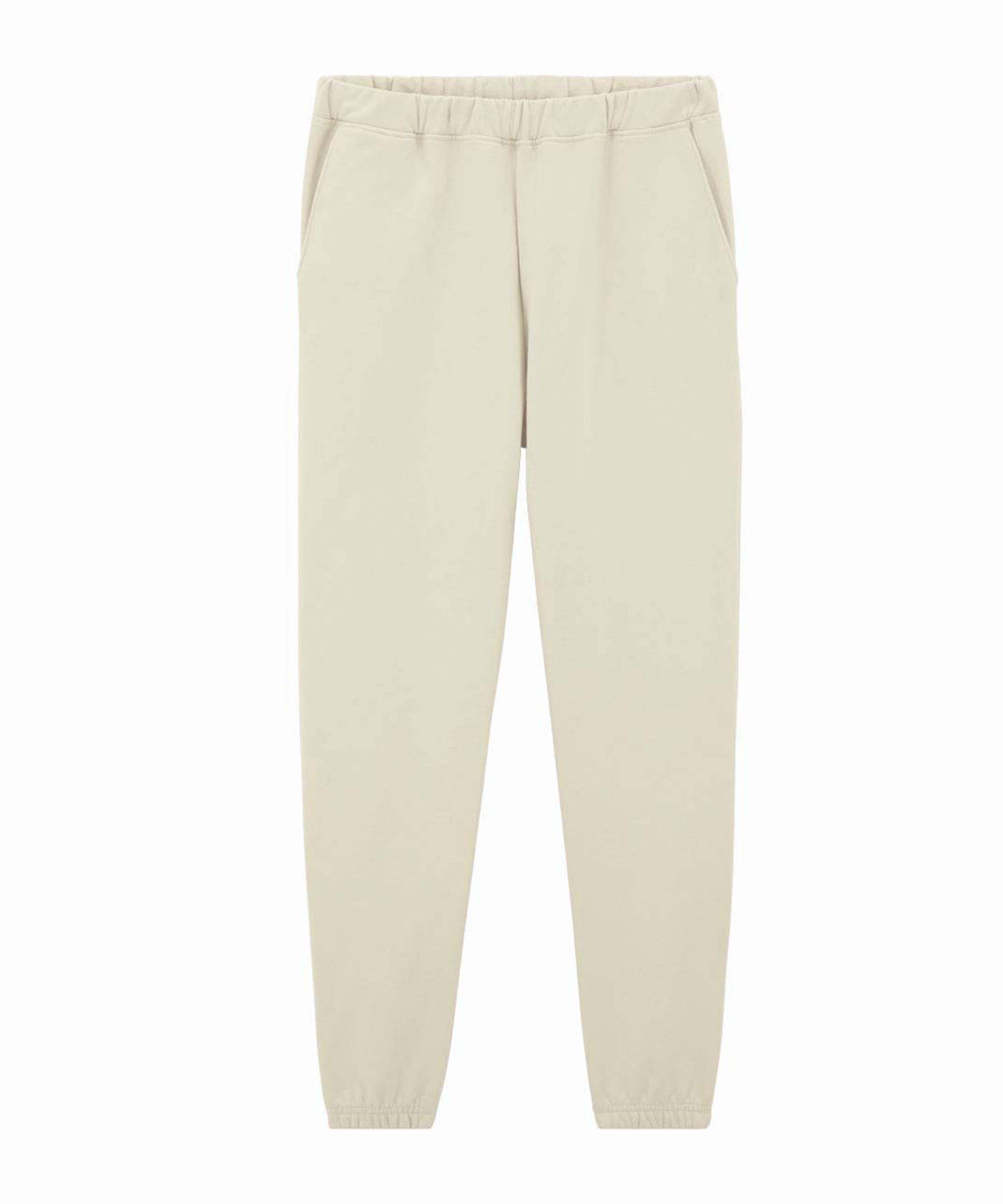 Softstyle™ Midweight Adult Pocket Sweatpants in Off White, front view