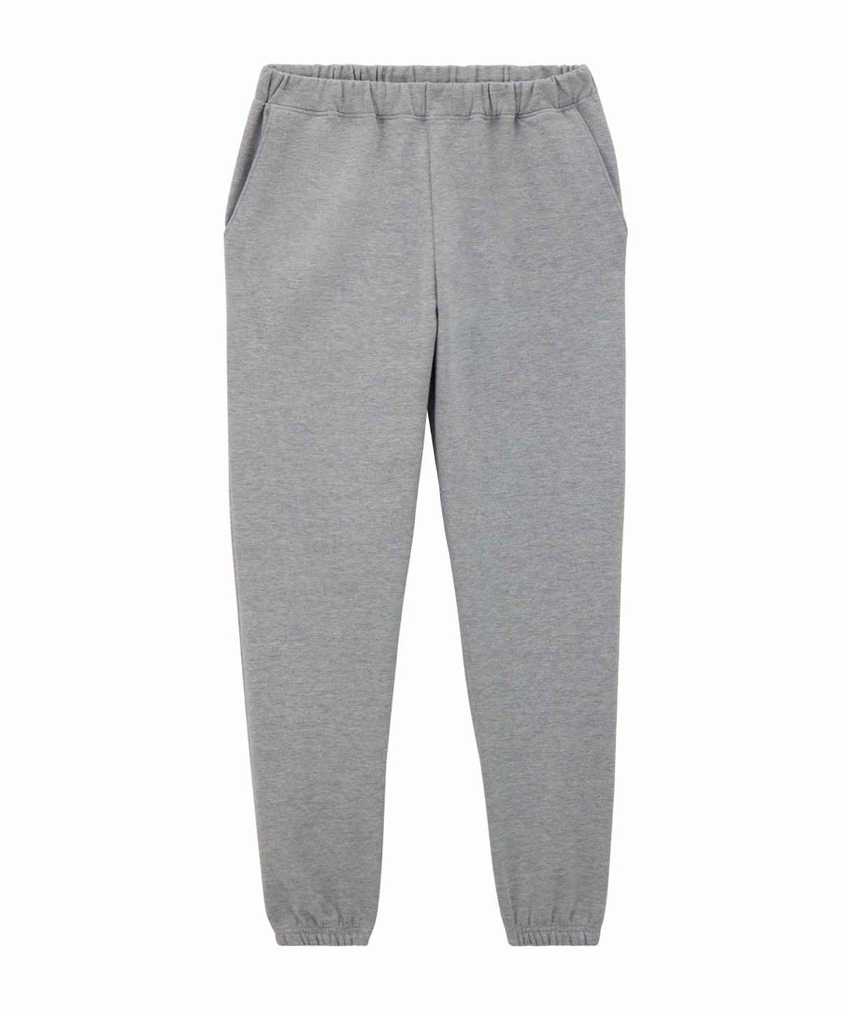 Softstyle™ Midweight Adult Pocket Sweatpants in Ringspun Sport Grey, front view