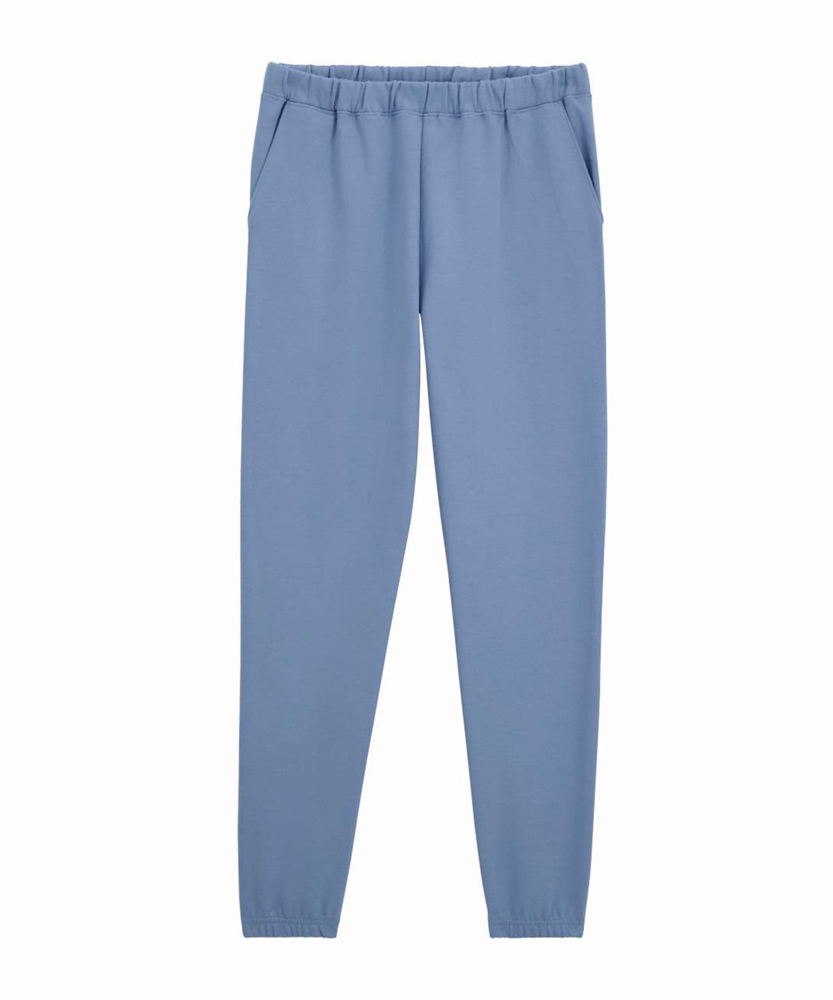 Softstyle™ Midweight Adult Pocket Sweatpants in Stone Blue, front view