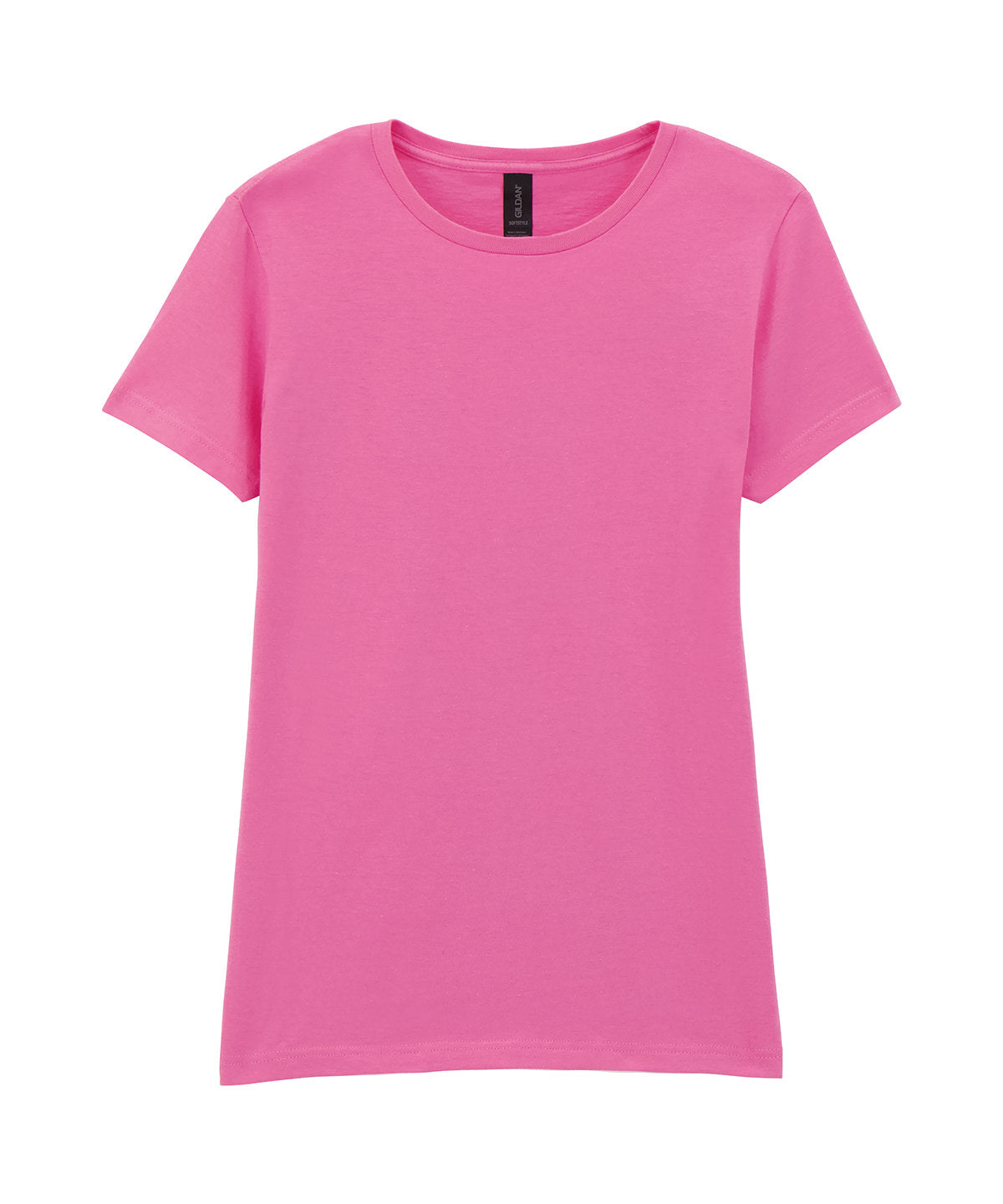 Softstyle™ Women's Ringspun T-Shirt in Azalea, front view