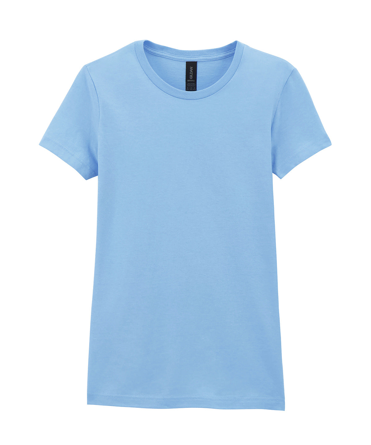 Softstyle™ Women's Ringspun T-Shirt in Light Blue, front view