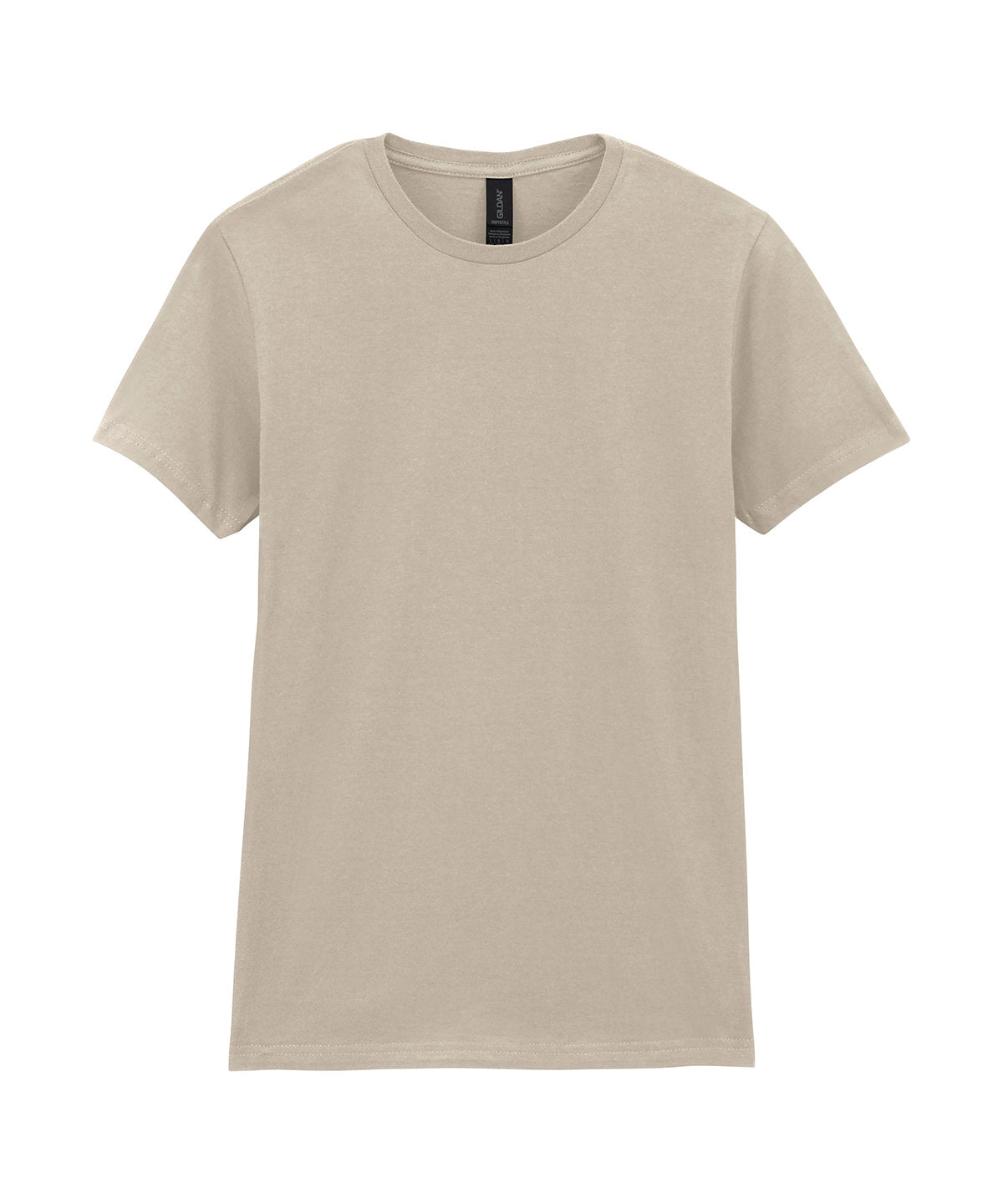 Softstyle™ Women's Ringspun T-Shirt in Sand, front view