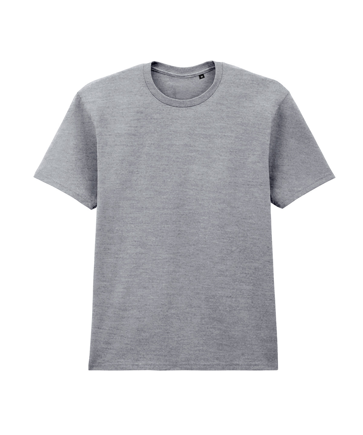 Softstyle™ Midweight Adult No-Label Enzyme Wash T-Shirt in RS Sport Grey, front view
