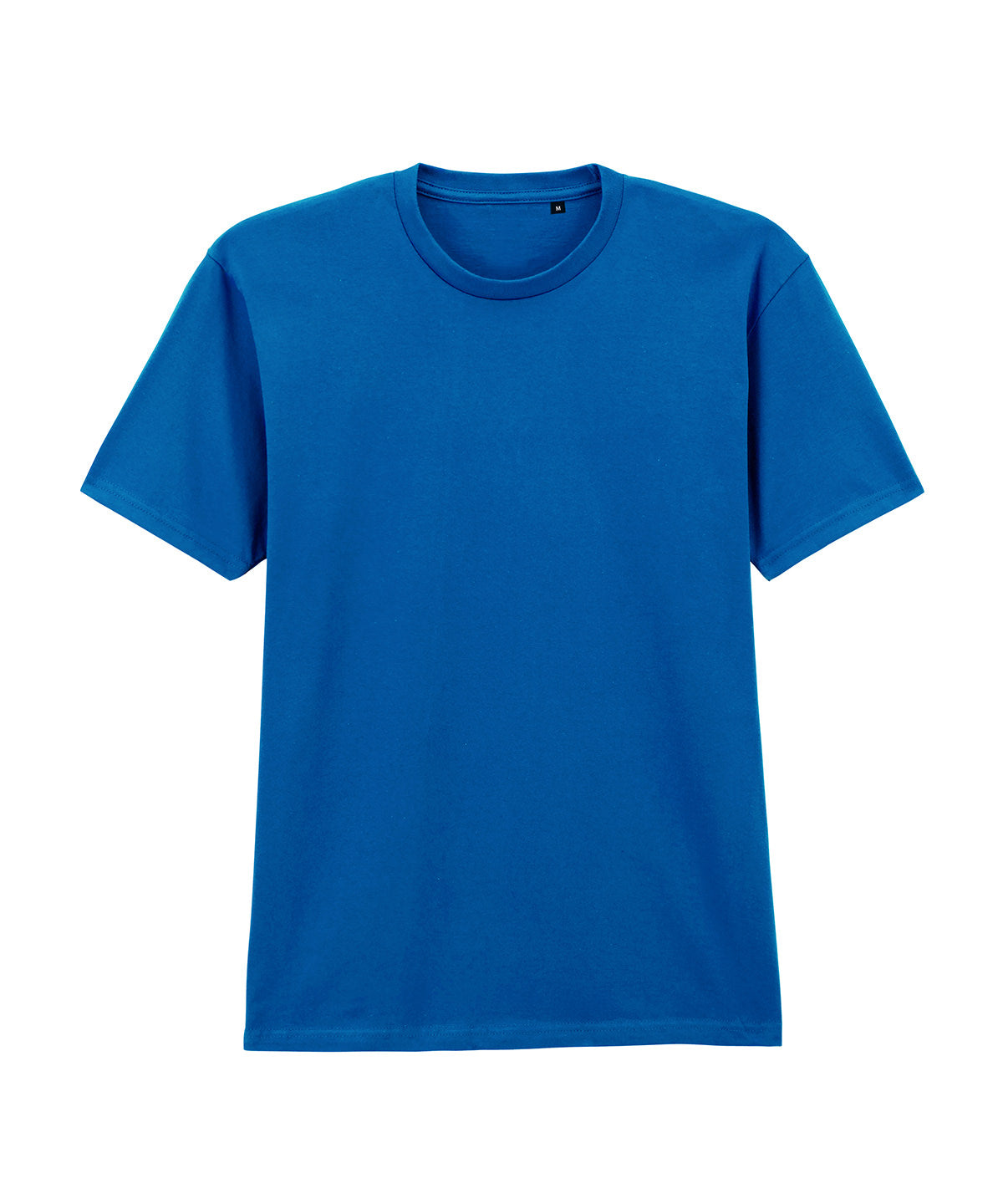 Softstyle™ Midweight Adult No-Label Enzyme Wash T-Shirt in Royal, front view