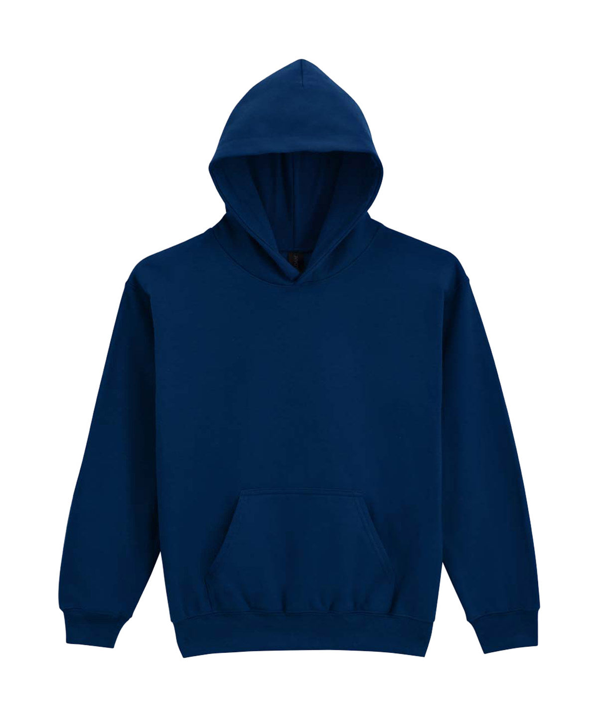Softstyle™ Midweight Fleece Youth Hoodie in Navy, front view