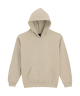 Softstyle™ Midweight Fleece Youth Hoodie in Sand, front view