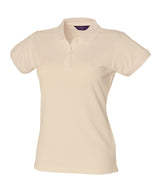 Women's Coolplus® Polo Shirt in Natural, front view