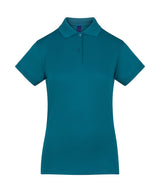 Women's Coolplus® Polo Shirt in Teal, front view