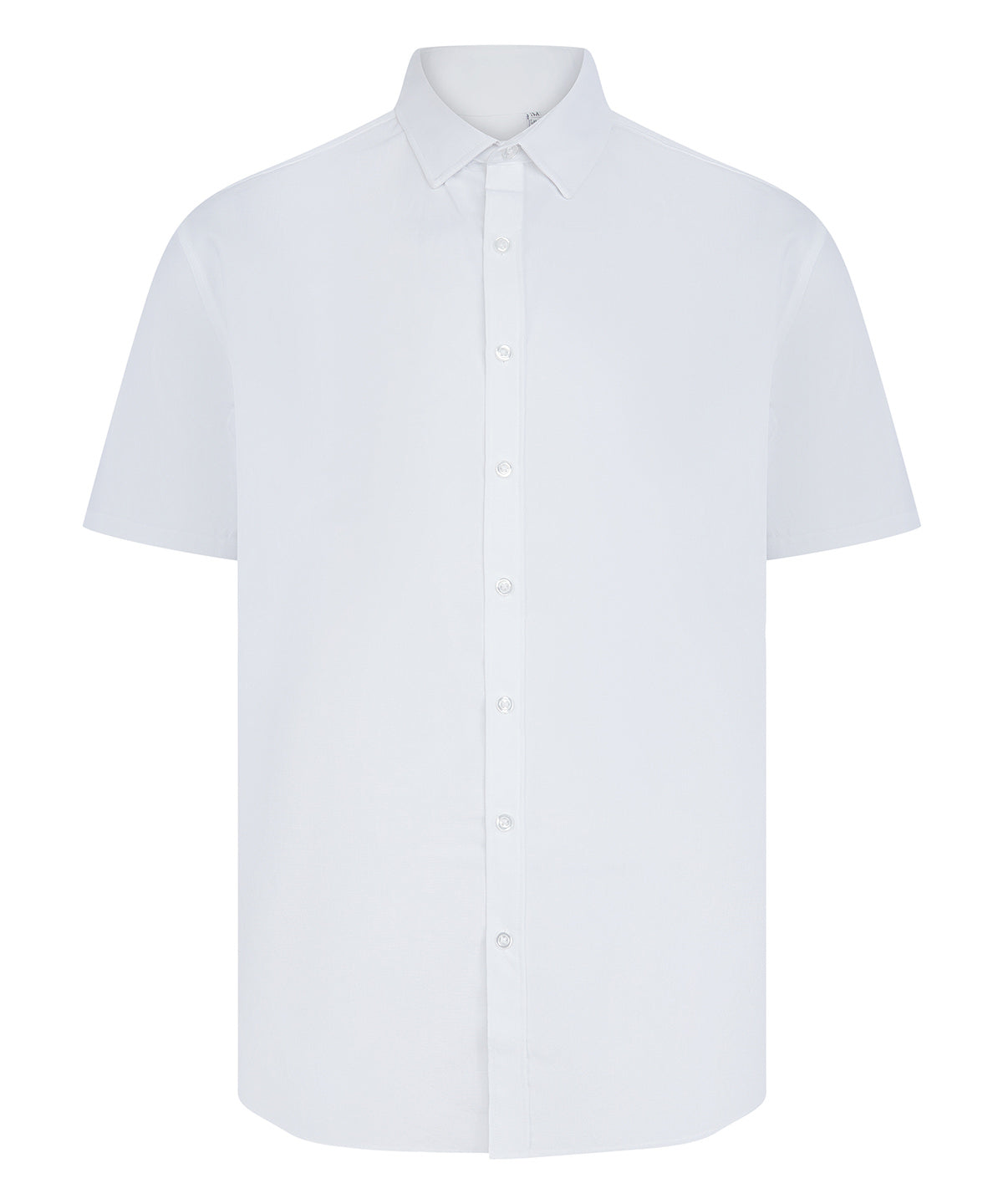 Short Sleeve ‘Cotton-Feel’ Coolplus® Shirt in White, front view