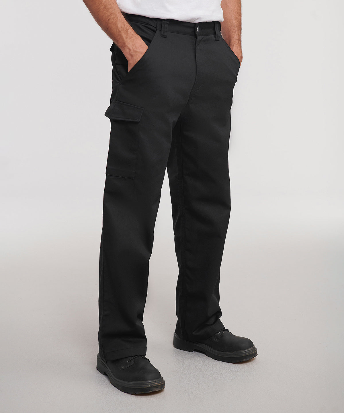 Lifestyle photo of the Polycotton Twill Workwear Trousers