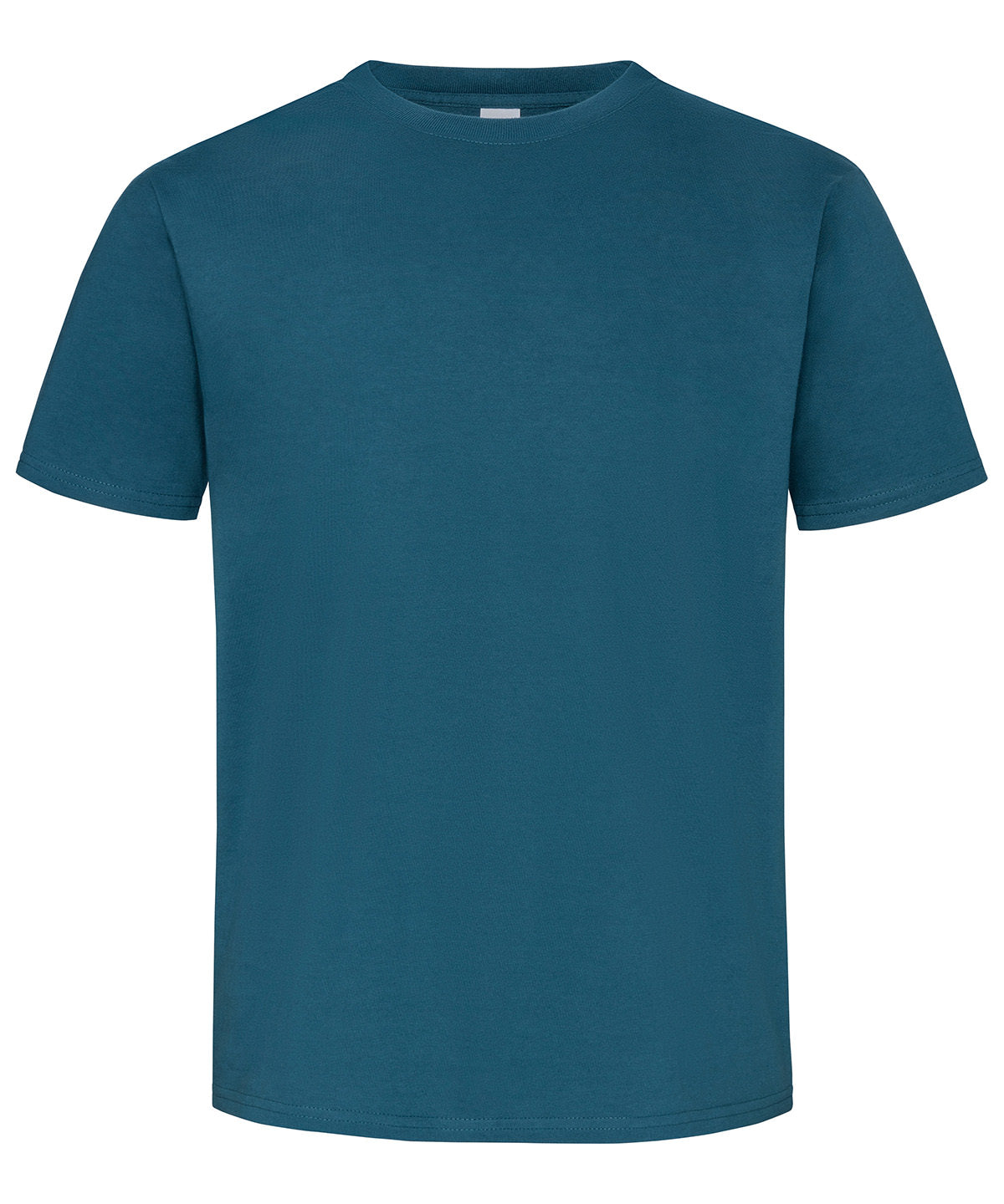 Classic Heavyweight Ringspun T-Shirt in Petrol Blue, front view