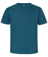 Classic Heavyweight Ringspun T-Shirt in Petrol Blue, front view