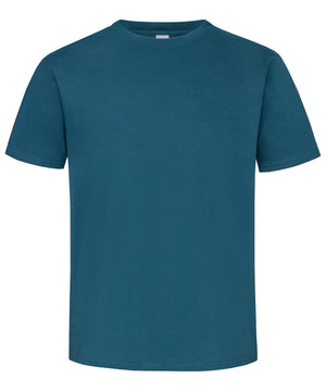 Classic Heavyweight Ringspun T-Shirt in Petrol Blue, front view