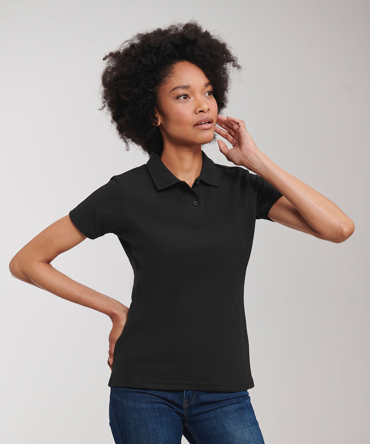 Lifestyle photo of the Women's Classic Polycotton Polo