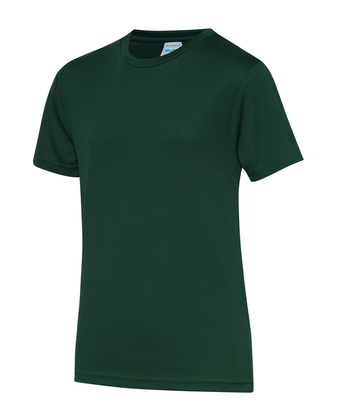 Kids Cool T in Bottle Green, front view