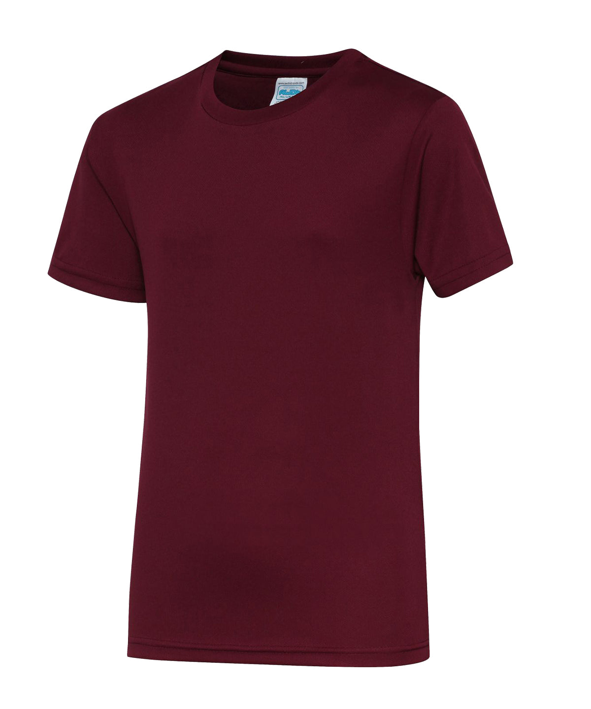 Kids Cool T in Burgundy, front view