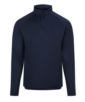 Lightweight Active 1/4-Zip in French Navy, front view