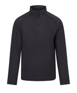 Lightweight Active 1/4-Zip in Jet Black, front view