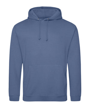 College Hoodie in Atlantic Blue, front view