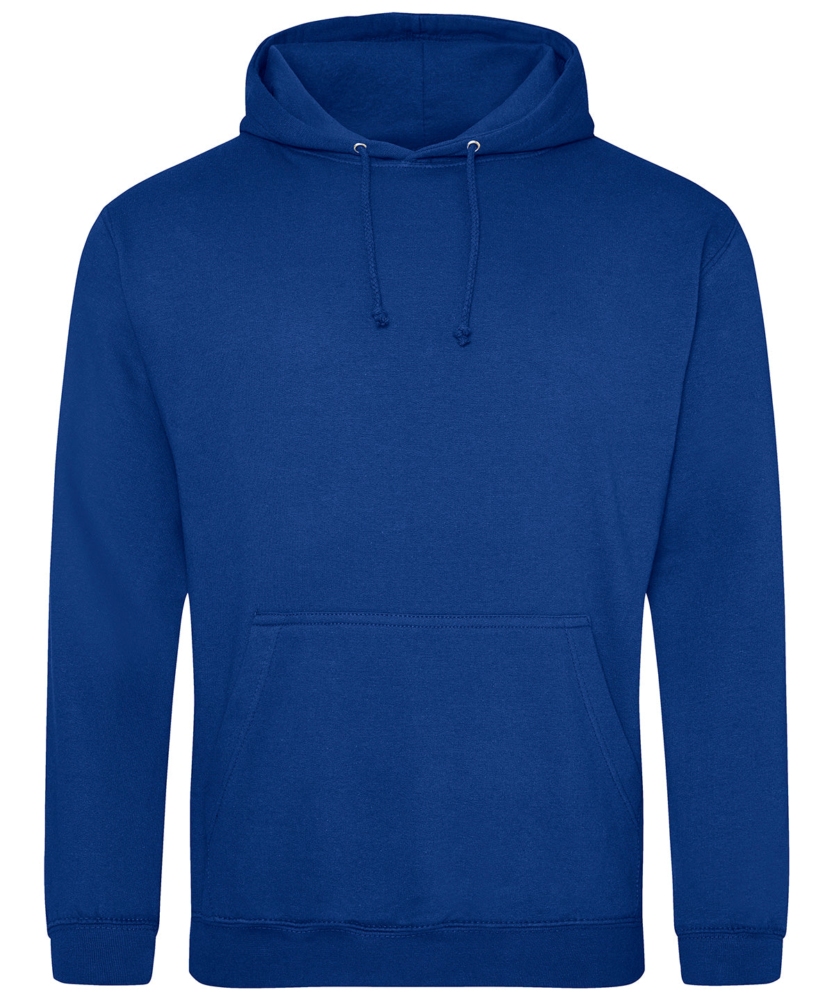 College Hoodie in Bright Royal, front view