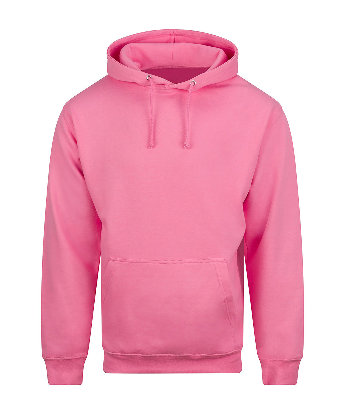 College Hoodie in Bubblegum Pink, front view