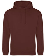College Hoodie in Chocolate Fudge Brownie, front view