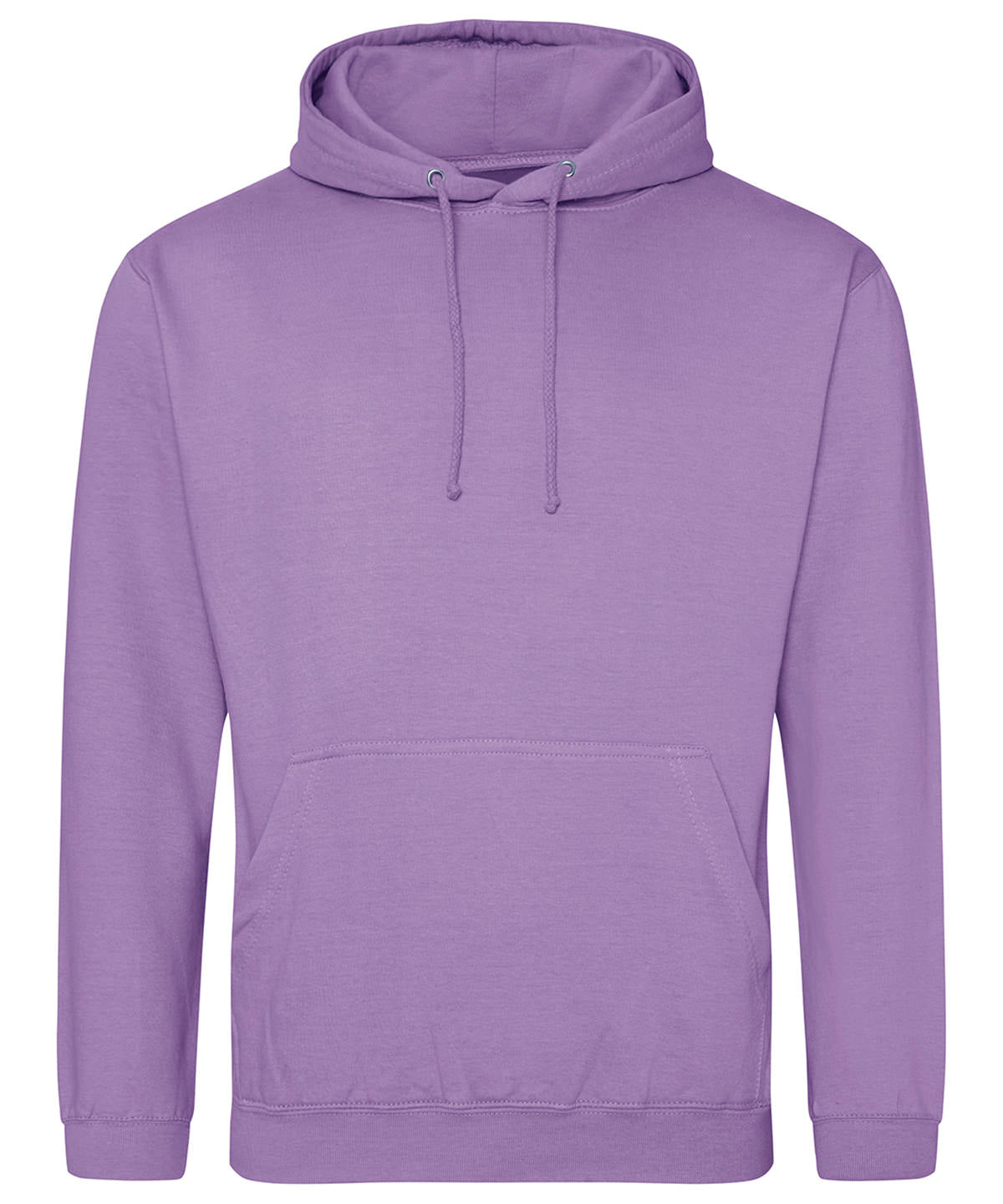 College Hoodie in Digital Lavender, front view