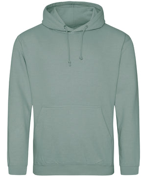 College Hoodie in Dusty Green, front view