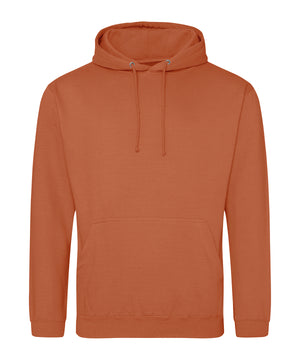College Hoodie in Ginger Biscuit, front view