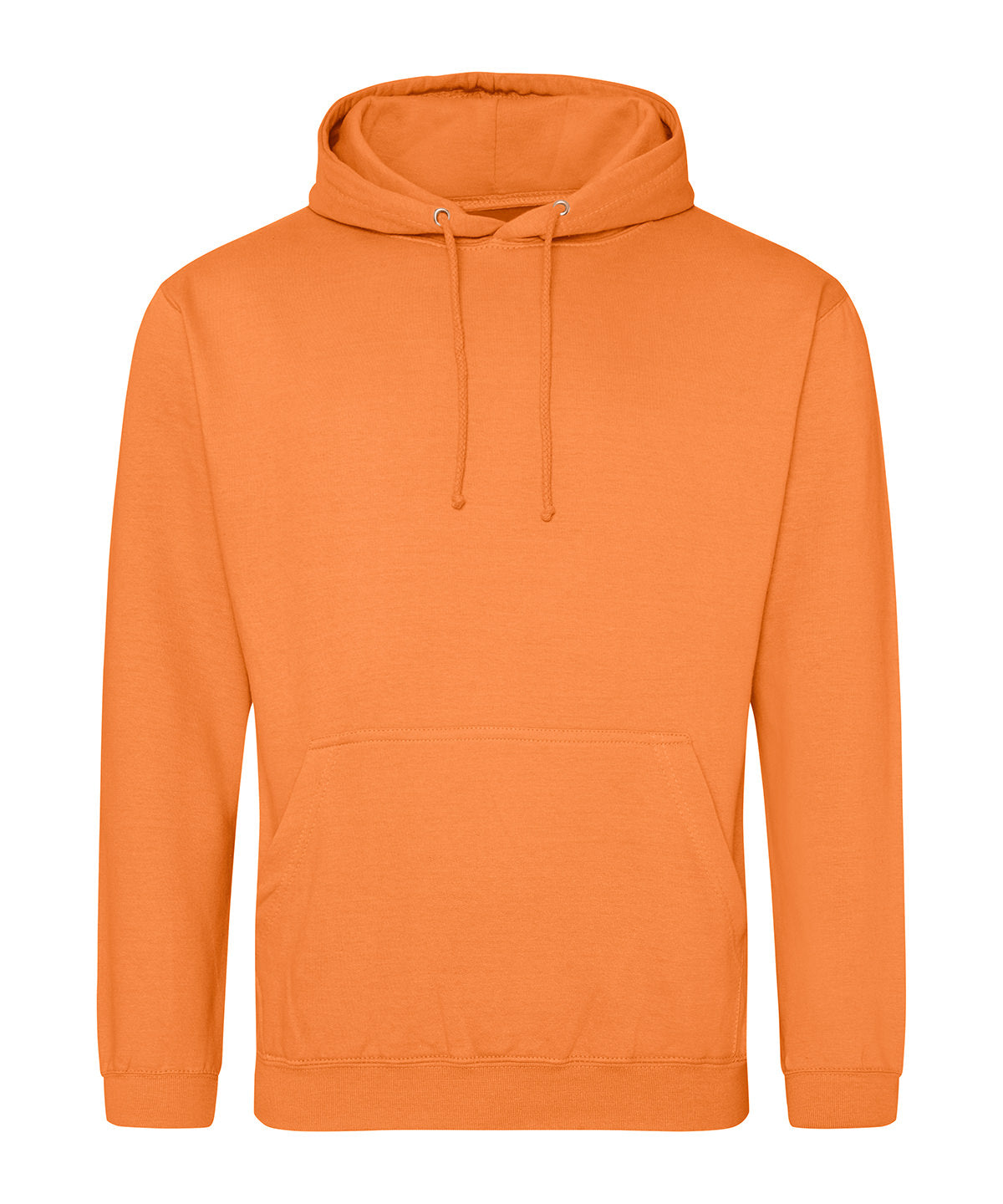College Hoodie in Light Orange, front view