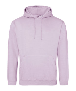College Hoodie in Lilac, front view