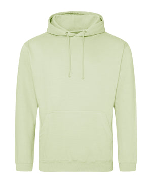 College Hoodie in Pistachio Green, front view