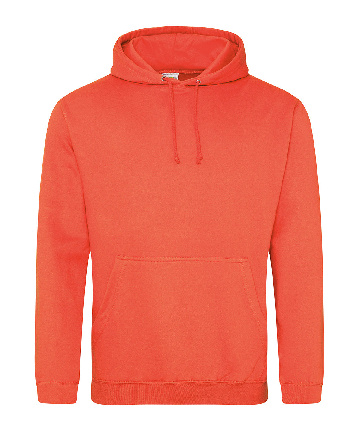 College Hoodie in Soft Red, front view