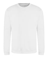 Awdis Sweatshirt in Arctic White, front view