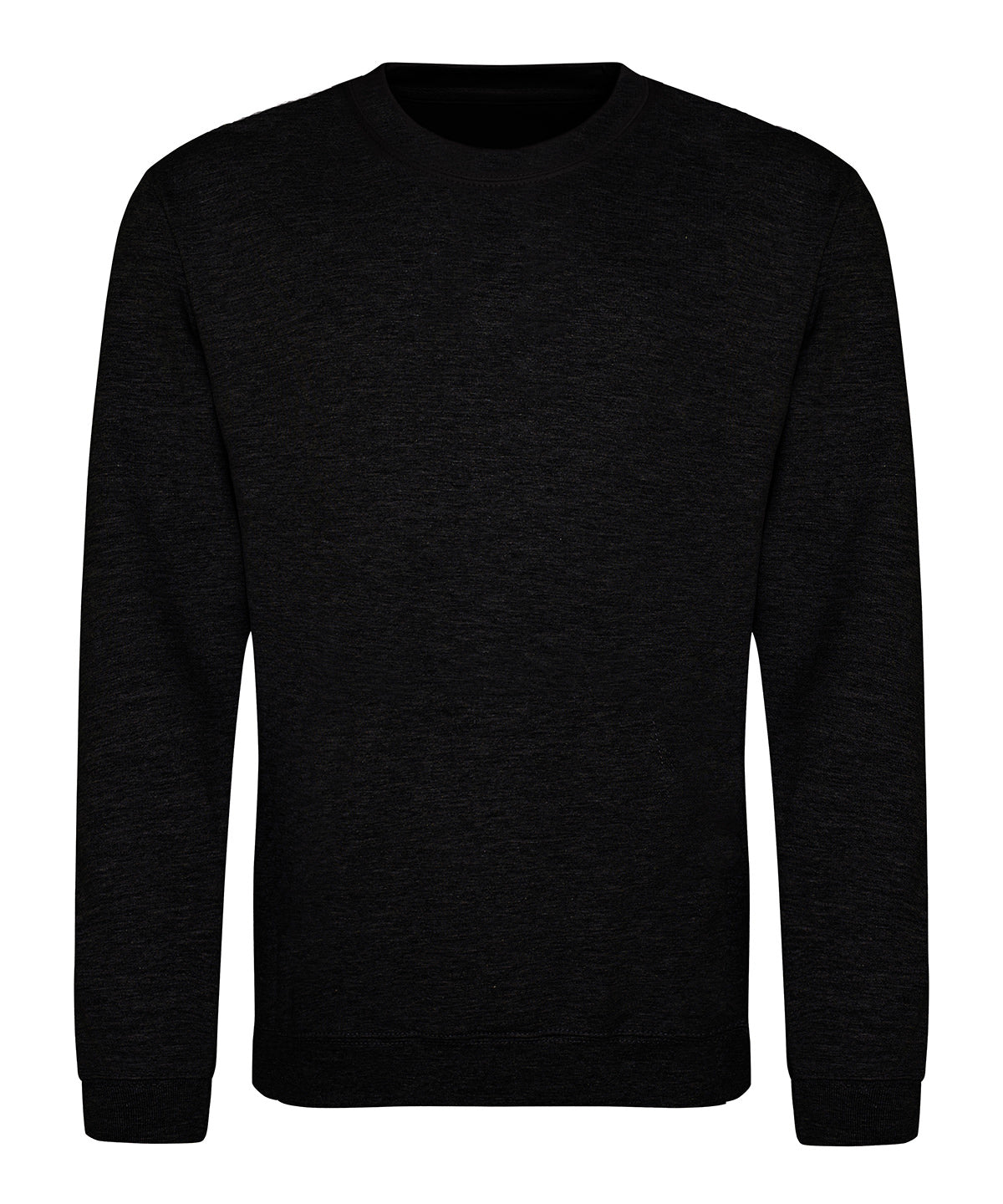 Awdis Sweatshirt in Black Smoke, front view
