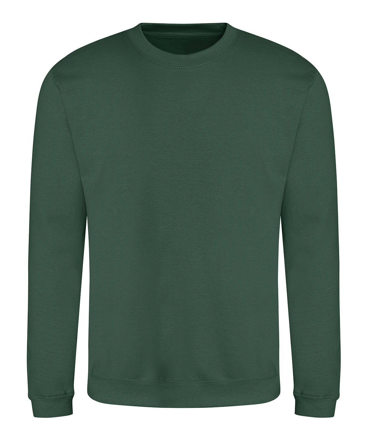 Awdis Sweatshirt in Bottle Green, front view