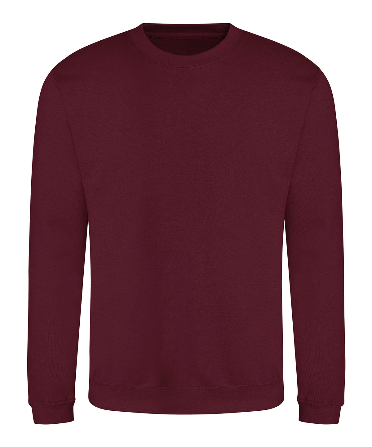 Awdis Sweatshirt in Burgundy, front view