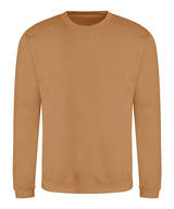 Awdis Sweatshirt in Caramel Latte, front view