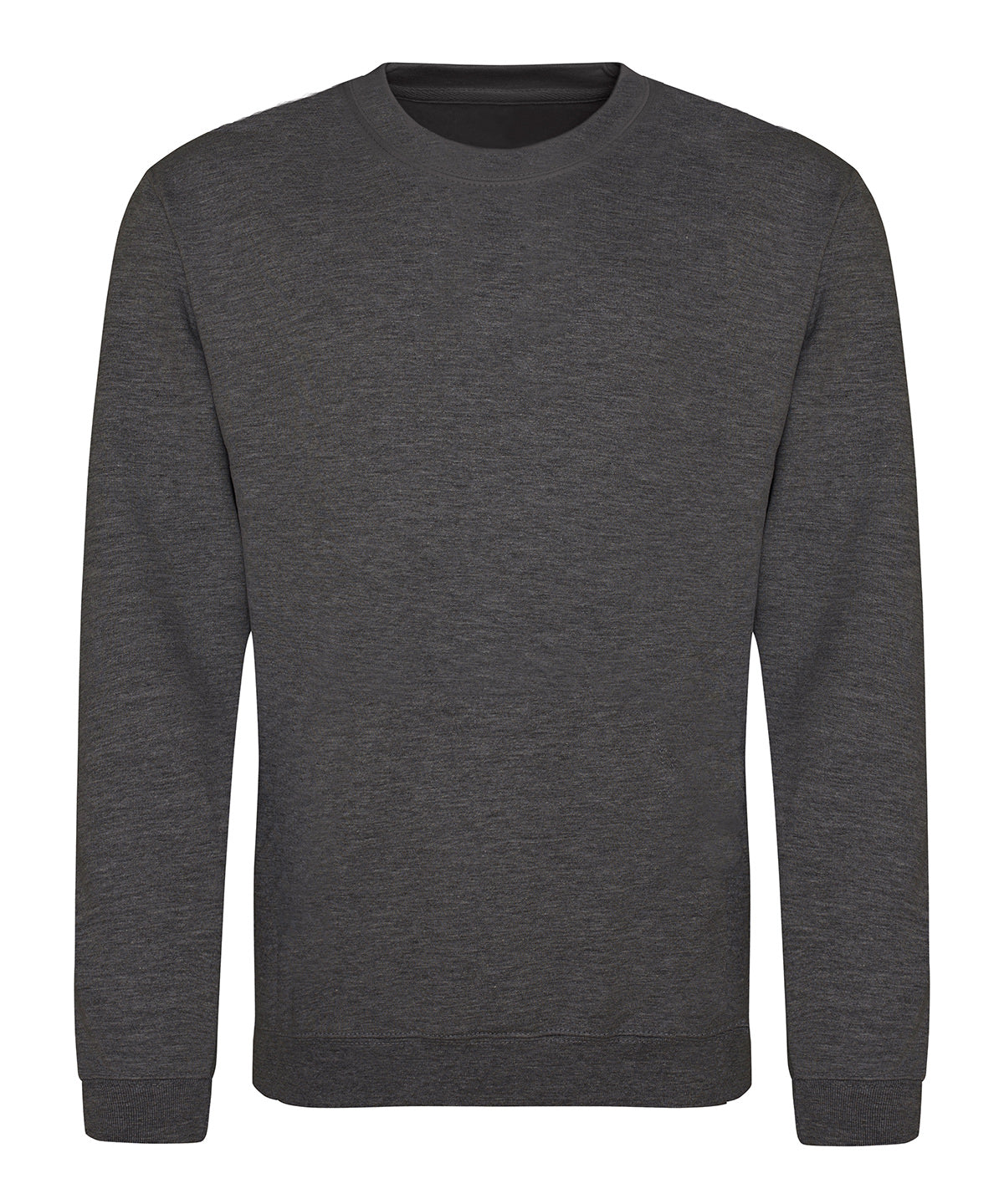 Awdis Sweatshirt in Charcoal, front view