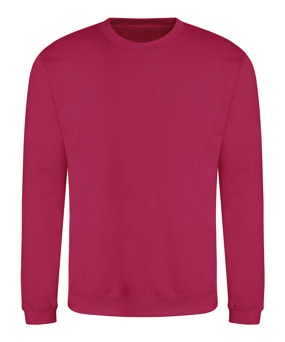 Awdis Sweatshirt in Cranberry, front view