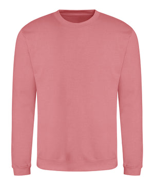 Awdis Sweatshirt in Dusty Rose, front view