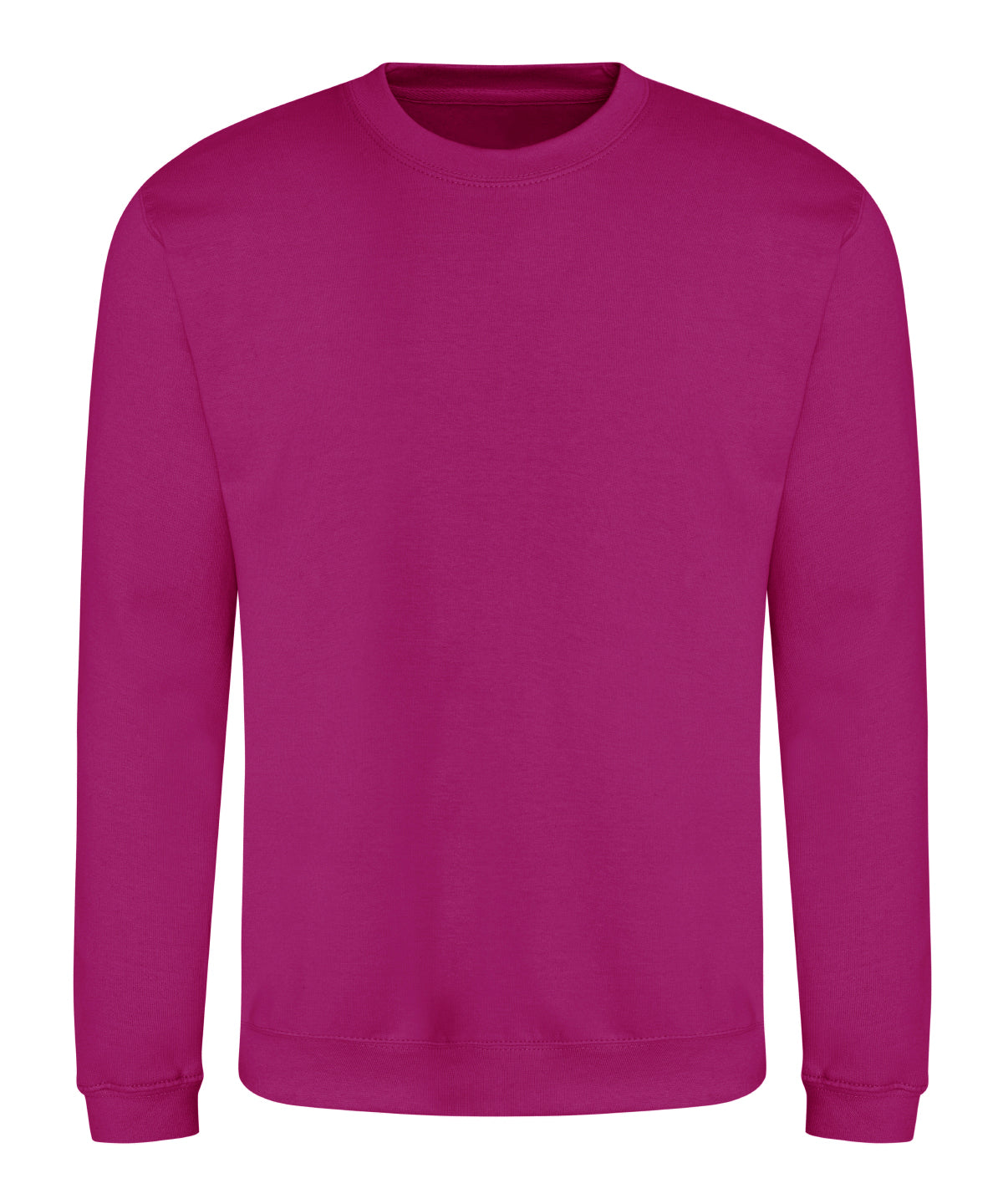 Awdis Sweatshirt in Festival Fuchsia, front view