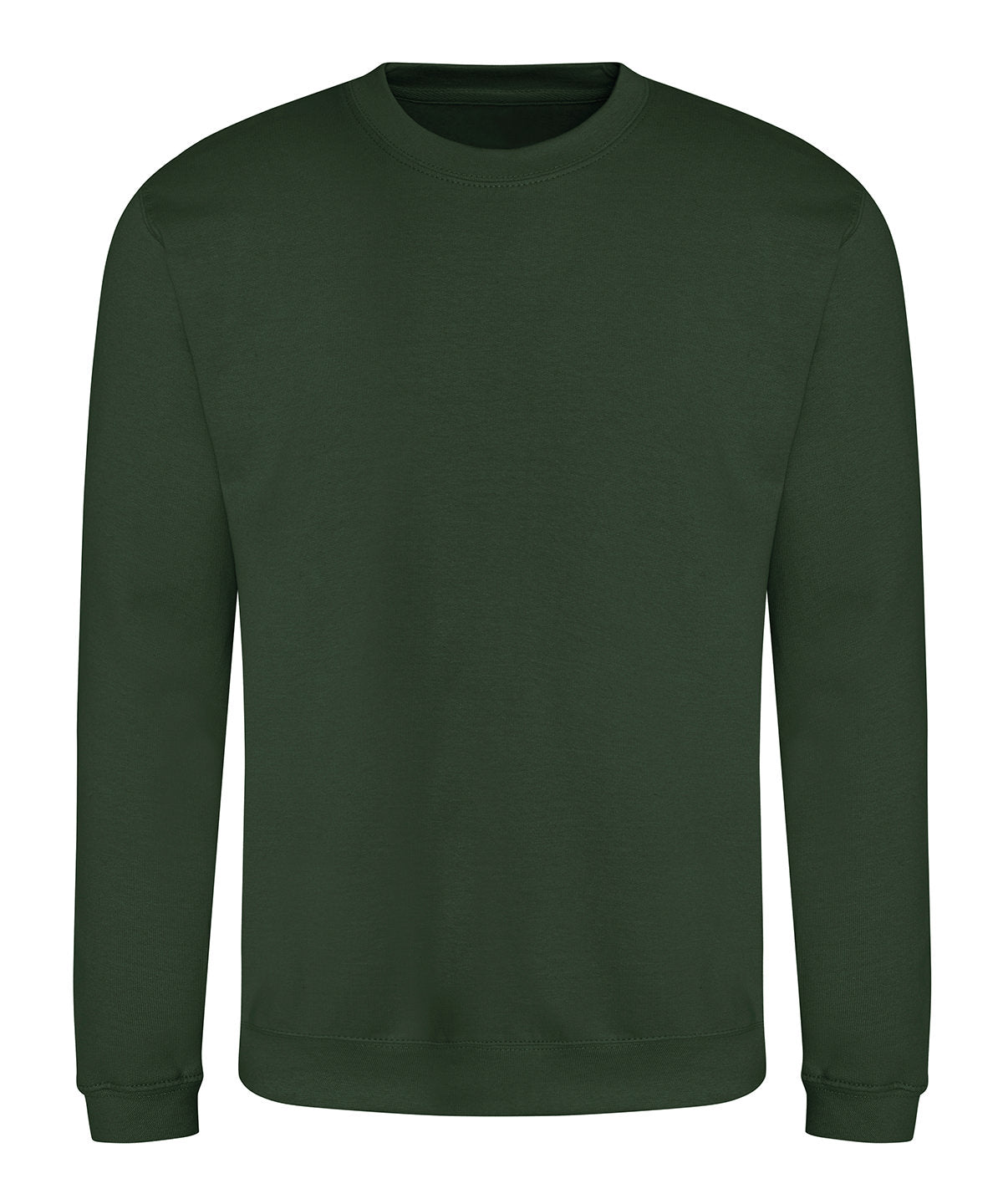 Awdis Sweatshirt in Forest Green, front view