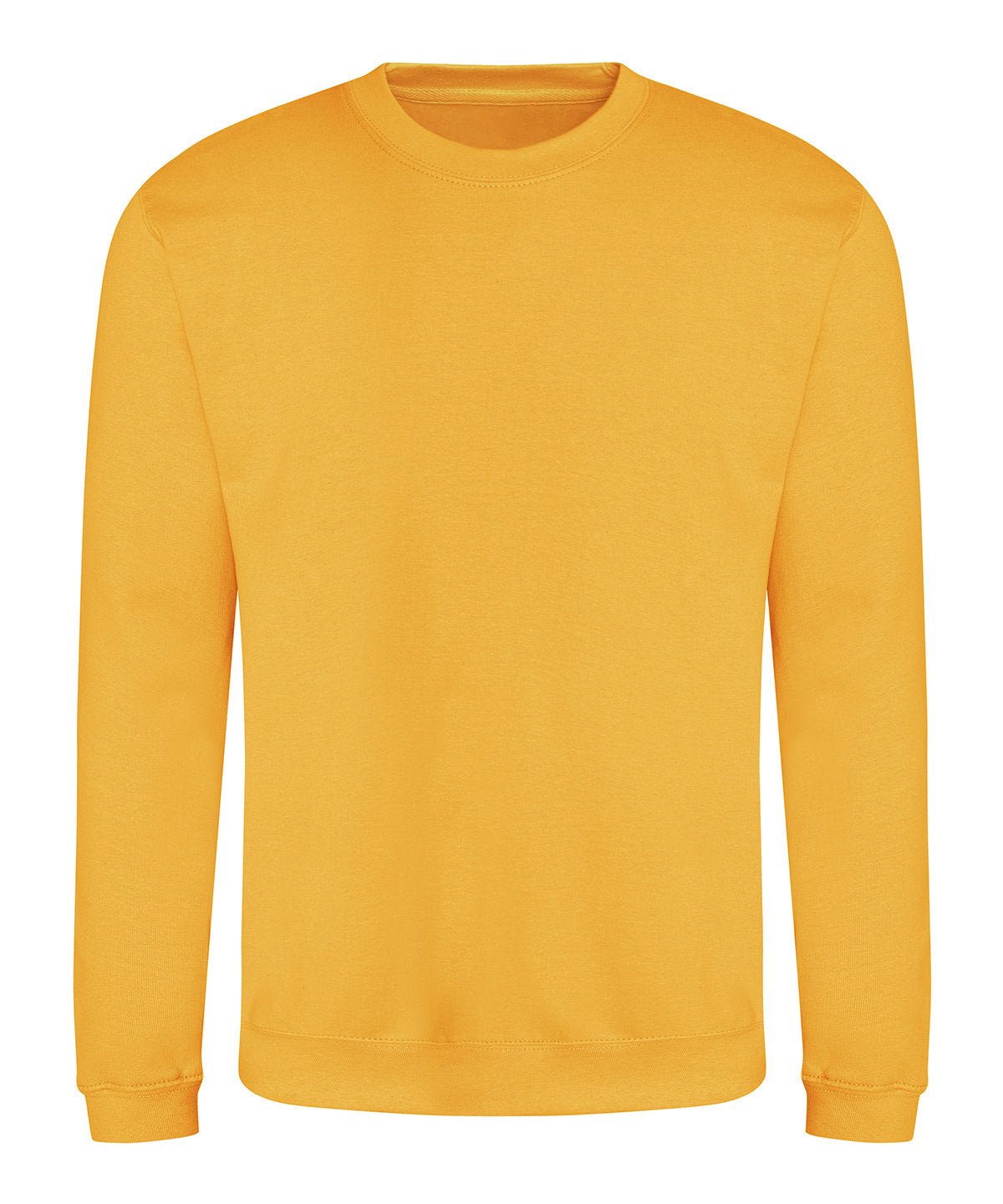 Awdis Sweatshirt in Gold, front view