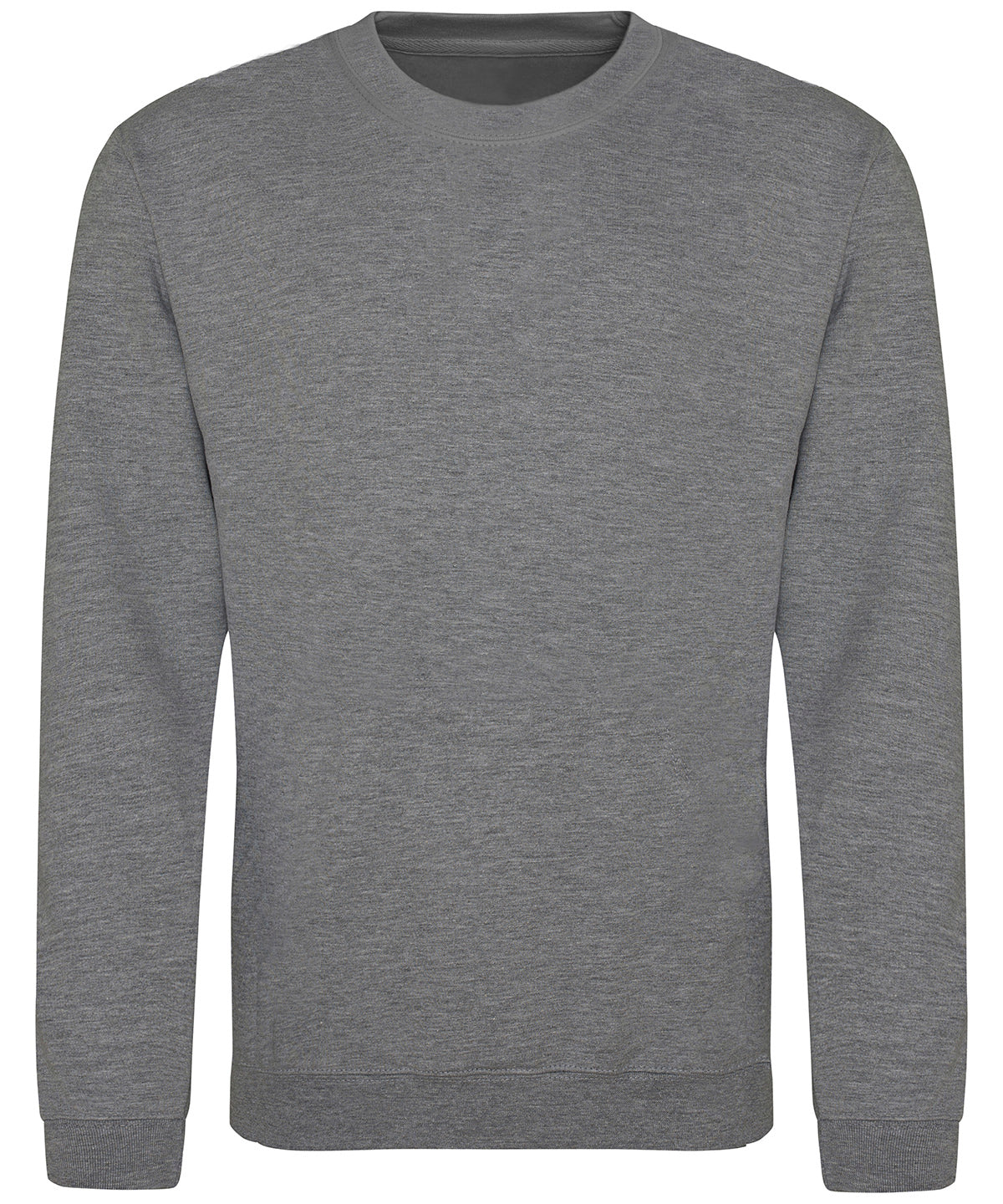 Awdis Sweatshirt in Graphite Heather, front view