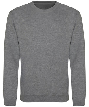 Awdis Sweatshirt in Graphite Heather, front view