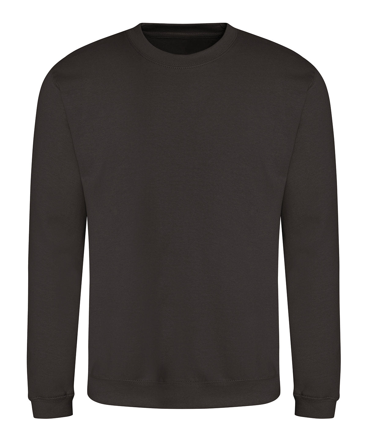 Awdis Sweatshirt in Hot Chocolate, front view