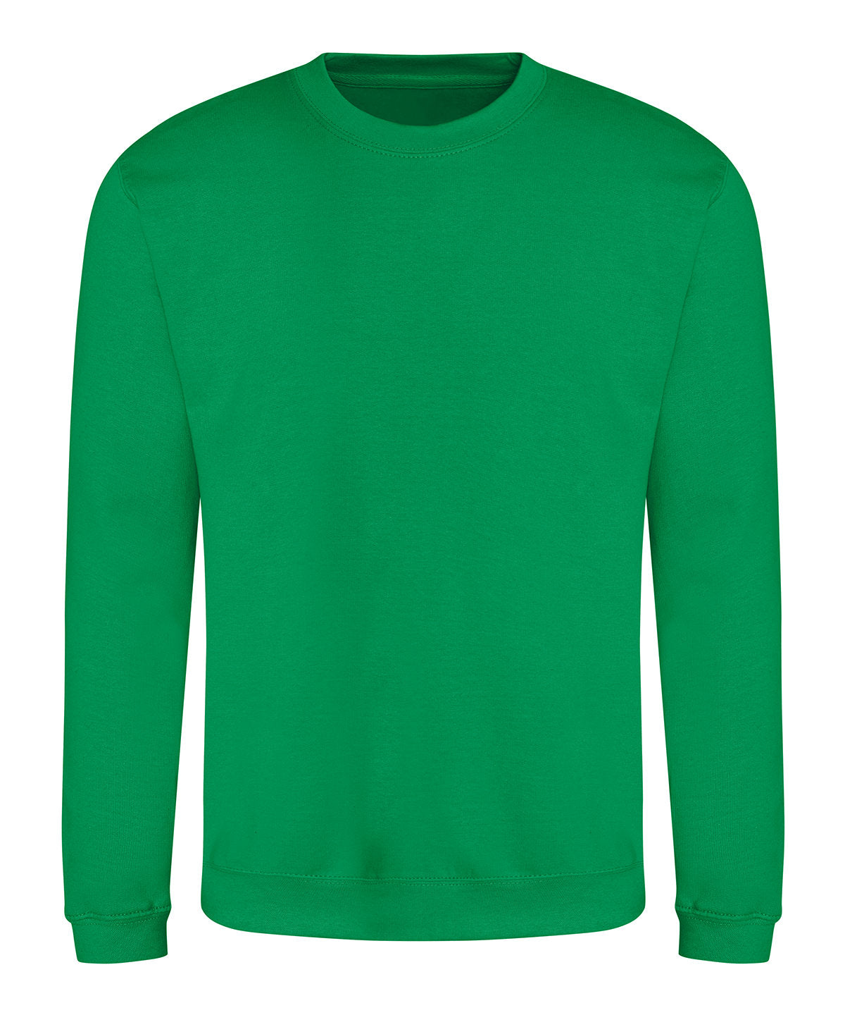 Awdis Sweatshirt in Kelly Green, front view